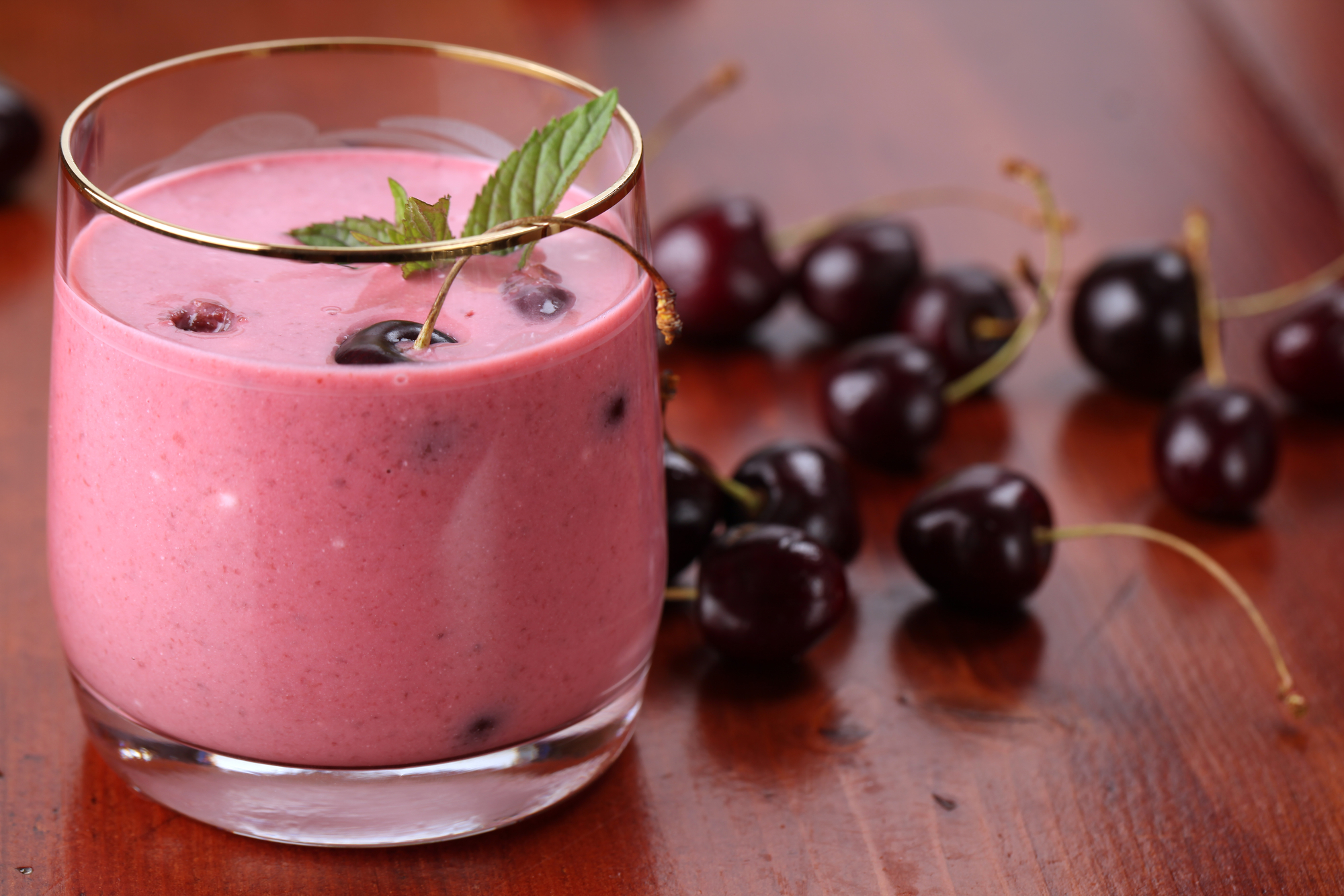 Reverse Your Fatty Liver Cherry Green Smoothie