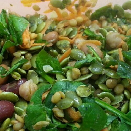 Reverse Your Fatty Liver Chickpea and Pumpkin Seed Salad Reverse Your