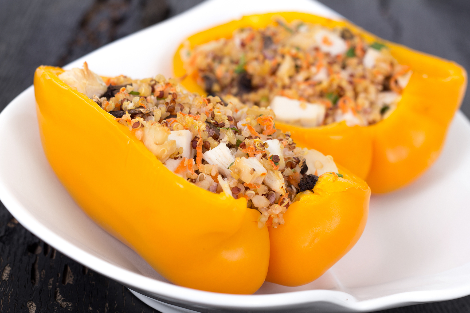 Reverse Your Fatty Liver Quinoa Stuffed Bell Peppers