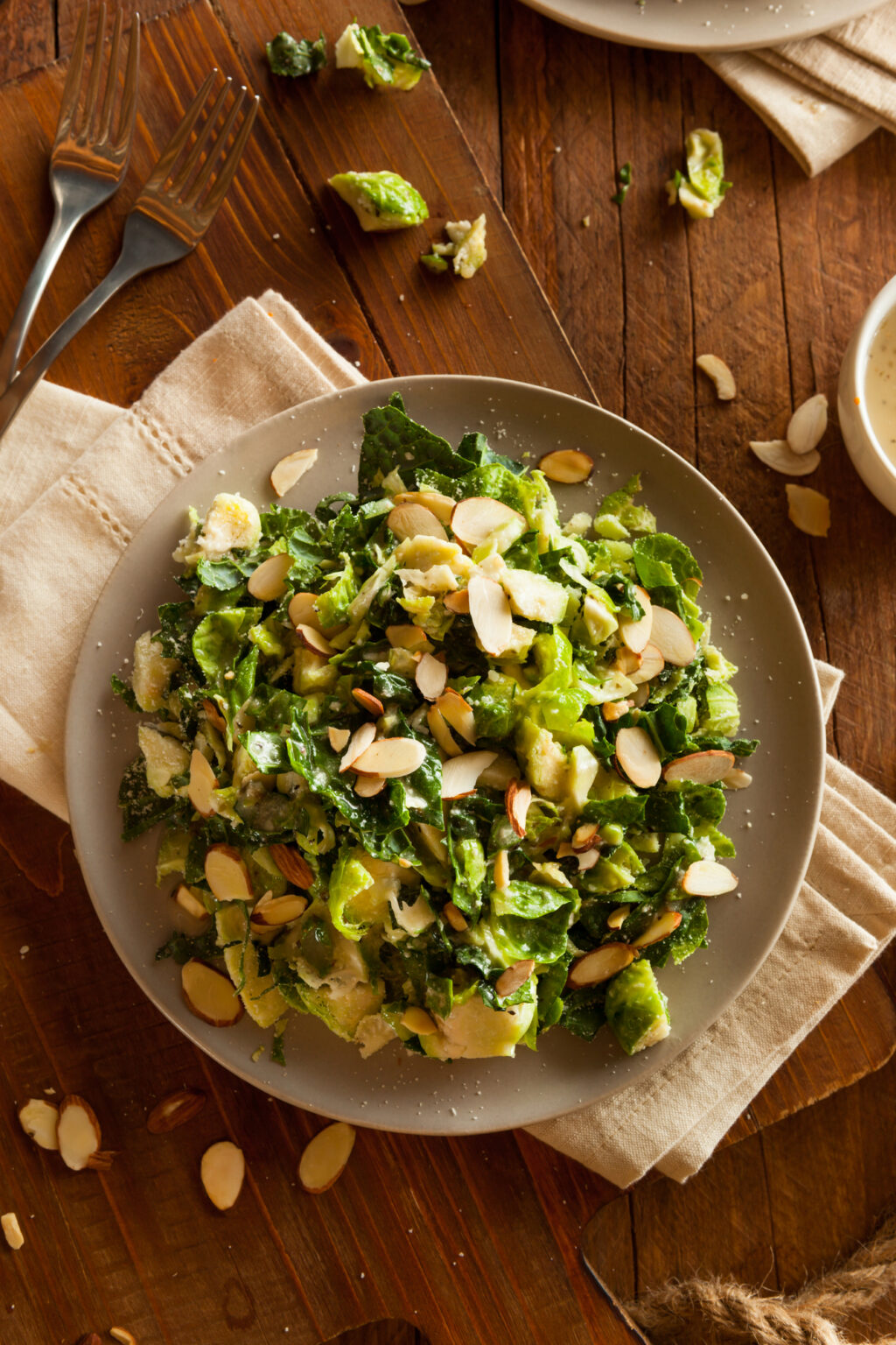 Reverse Your Fatty Liver Kale & Brussel Sprout Salad - Reverse Your