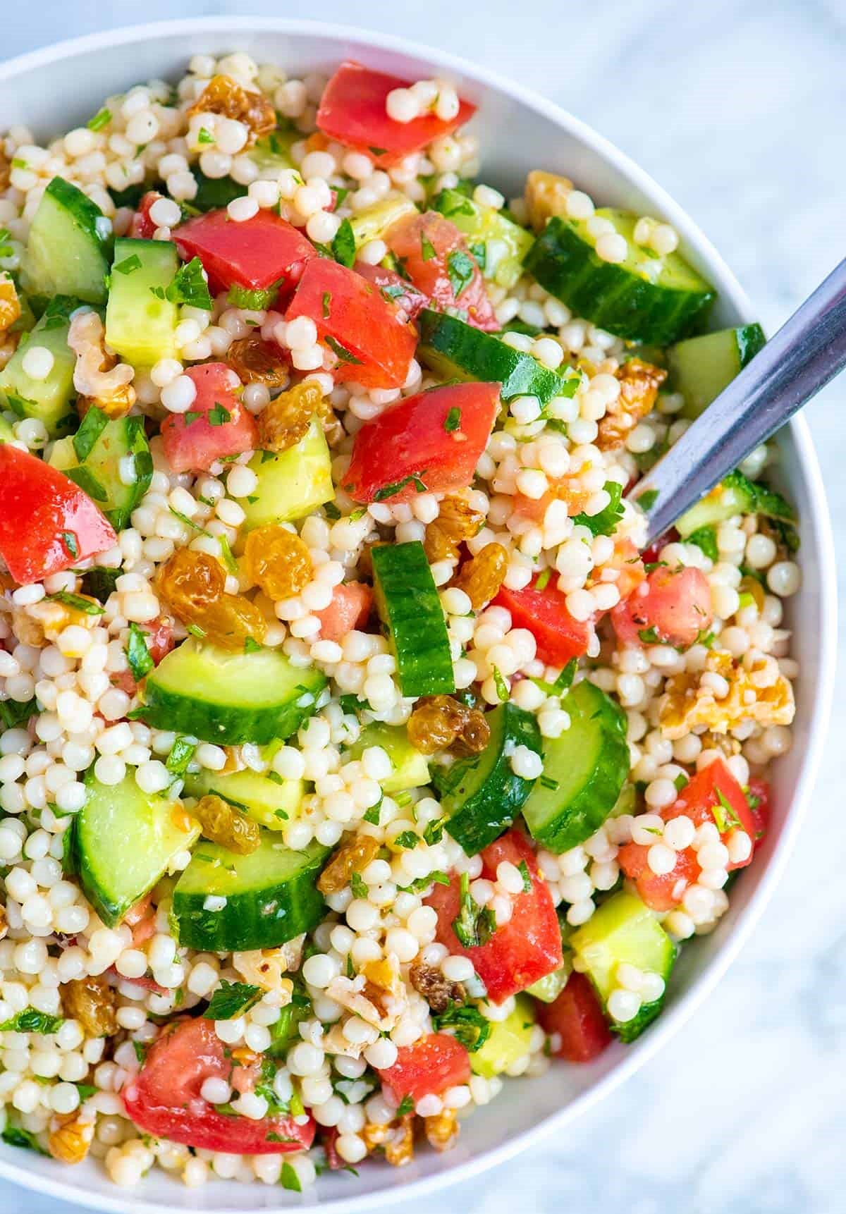 Reverse Your Fatty Liver -Couscous Vegetable Salad