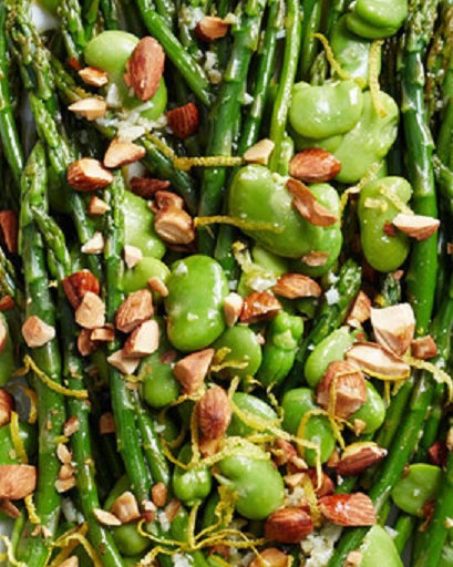 Reverse Your Fatty Liver Asparagus and Fava Bean Salad