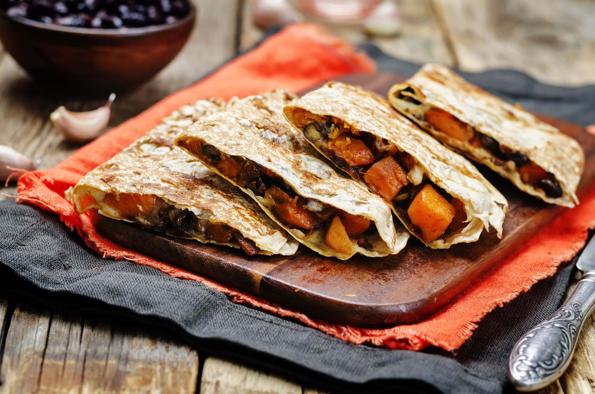 Reverse Your Fatty Liver Black Bean Sweet Potato Quesadillas