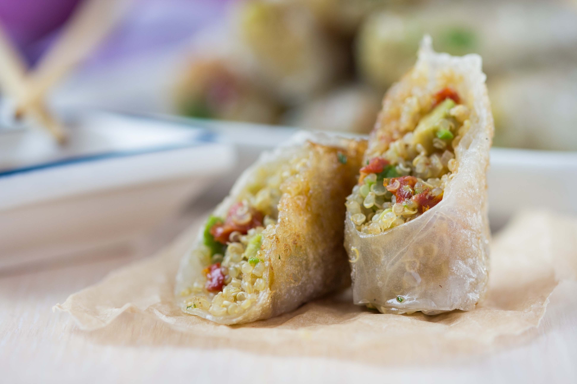 Reverse Your Fatty Liver Quinoa Spring Rolls With Homemade Duck Sauce