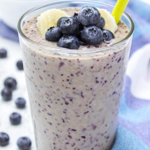 Reverse Your Fatty Liver Antioxidant Blueberry Green Tea Smoothie