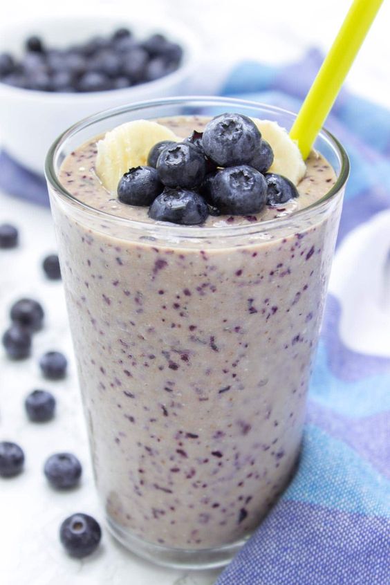 Reverse Your Fatty Liver Antioxidant Blueberry Green Tea Smoothie